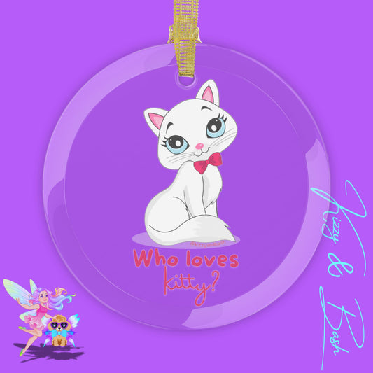 Adorable Cat Ornament Who Loves Kitty Cat Lover Christmas Ornament Perfect Gift for Cat Lovers Unique Cat Mom Gift Crazy Cat Lady Ornament Funny Cat Christmas Gift