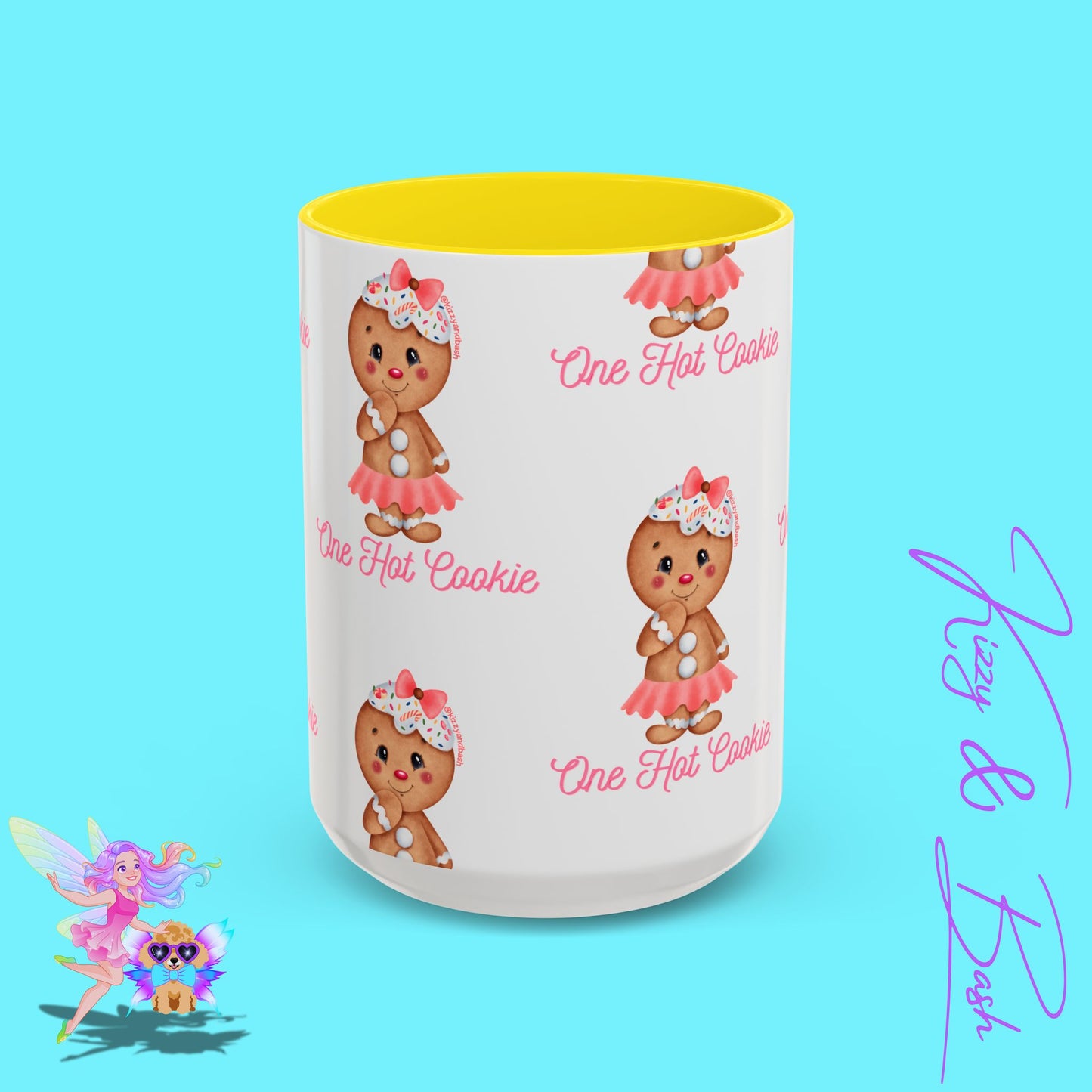 Ultimate Gingerbread Mug Cute Gingerbread Coffee Mug for Her One Hot Cookie Christmas Cookie Mug Gift for Gingerbread Lovers Unique Gift for Bakers Accent Coffee Mug - 11, 15oz