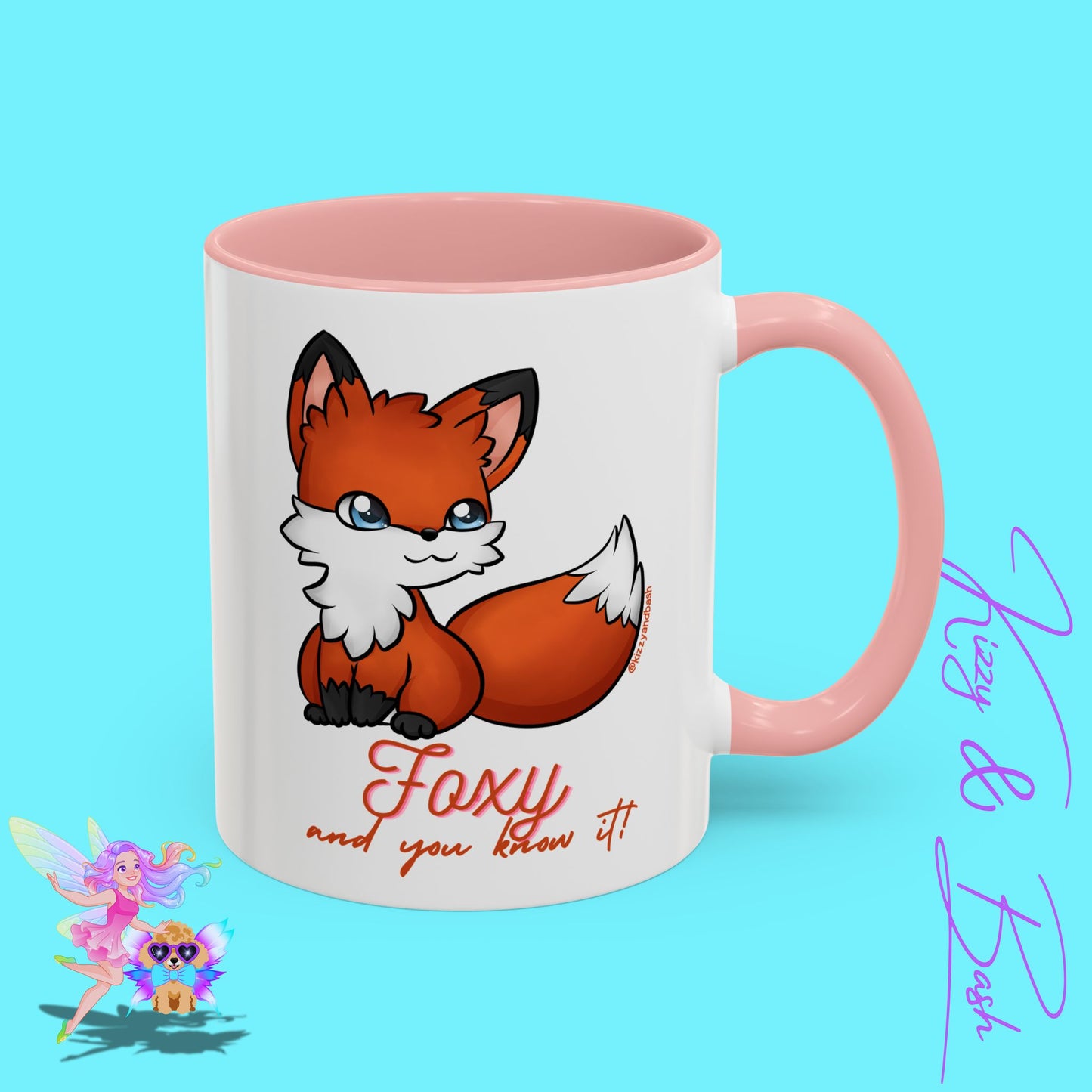 Red Fox Mug for Her Funny Woodland Animal Gift Idea Cute Fox Coffee Mug Perfect Gift for Fox Lovers Foxy and You Know It Accent Coffee Mug - 11, 15oz