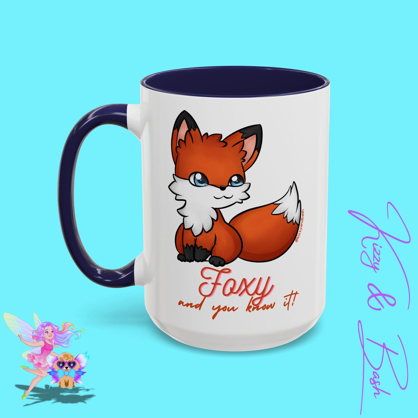 Red Fox Mug for Her Funny Woodland Animal Gift Idea Cute Fox Coffee Mug Perfect Gift for Fox Lovers Foxy and You Know It Accent Coffee Mug - 11, 15oz