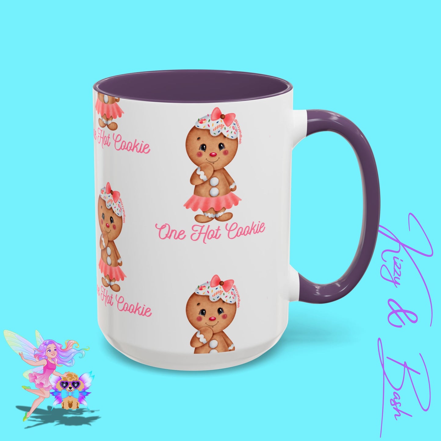 Ultimate Gingerbread Mug Cute Gingerbread Coffee Mug for Her One Hot Cookie Christmas Cookie Mug Gift for Gingerbread Lovers Unique Gift for Bakers Accent Coffee Mug - 11, 15oz