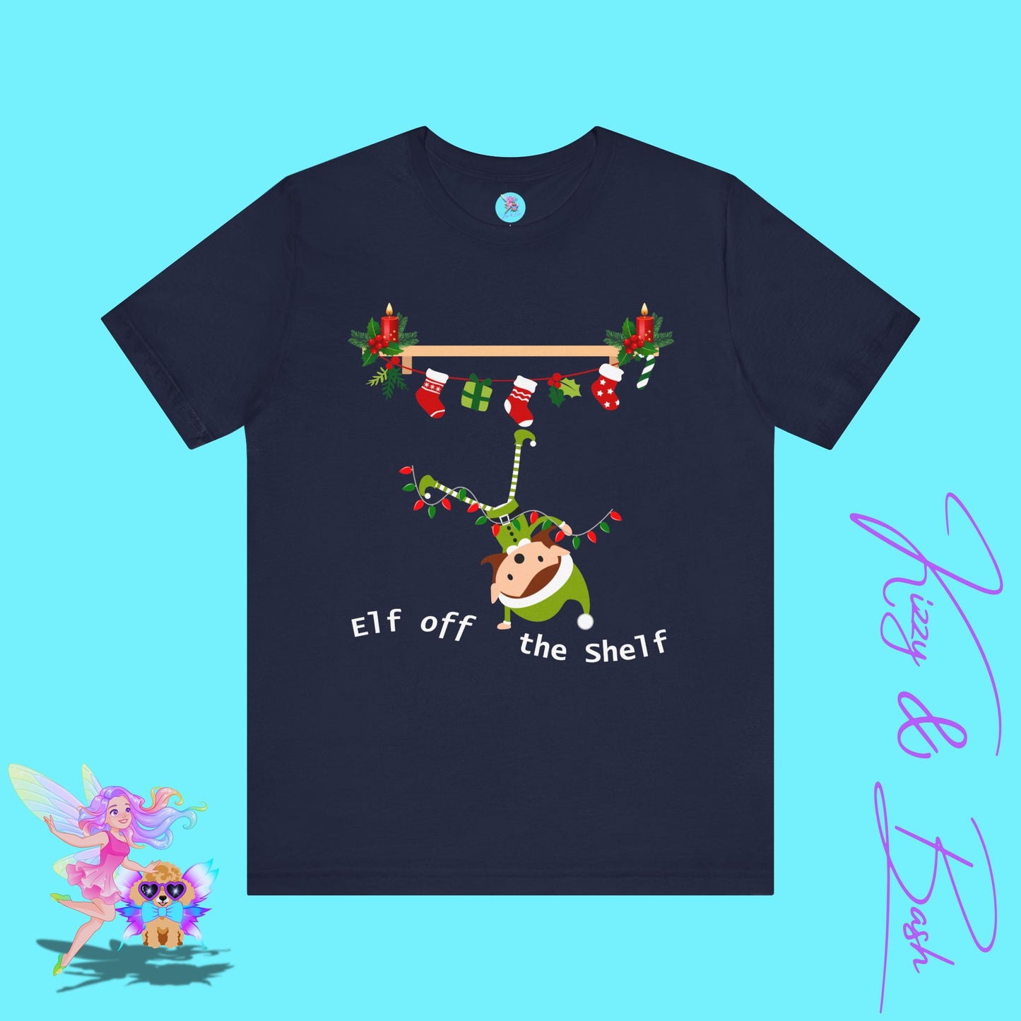 Elf Off the Shelf Christmas Shirt Funny Holiday Gift for Friends or Family Gift for Christmas Elf Fans Adult Unisex Jersey Short Sleeve Tee