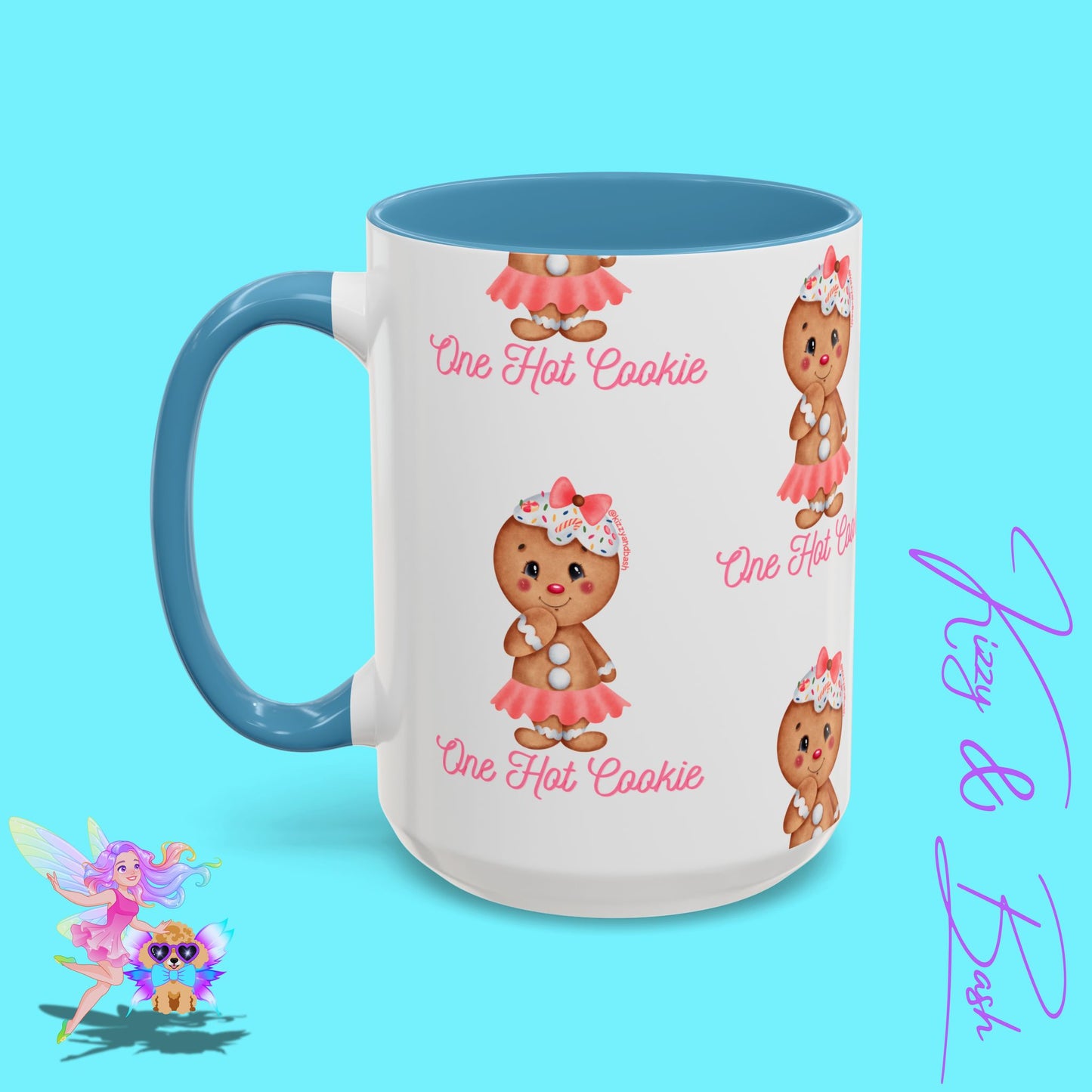 Ultimate Gingerbread Mug Cute Gingerbread Coffee Mug for Her One Hot Cookie Christmas Cookie Mug Gift for Gingerbread Lovers Unique Gift for Bakers Accent Coffee Mug - 11, 15oz