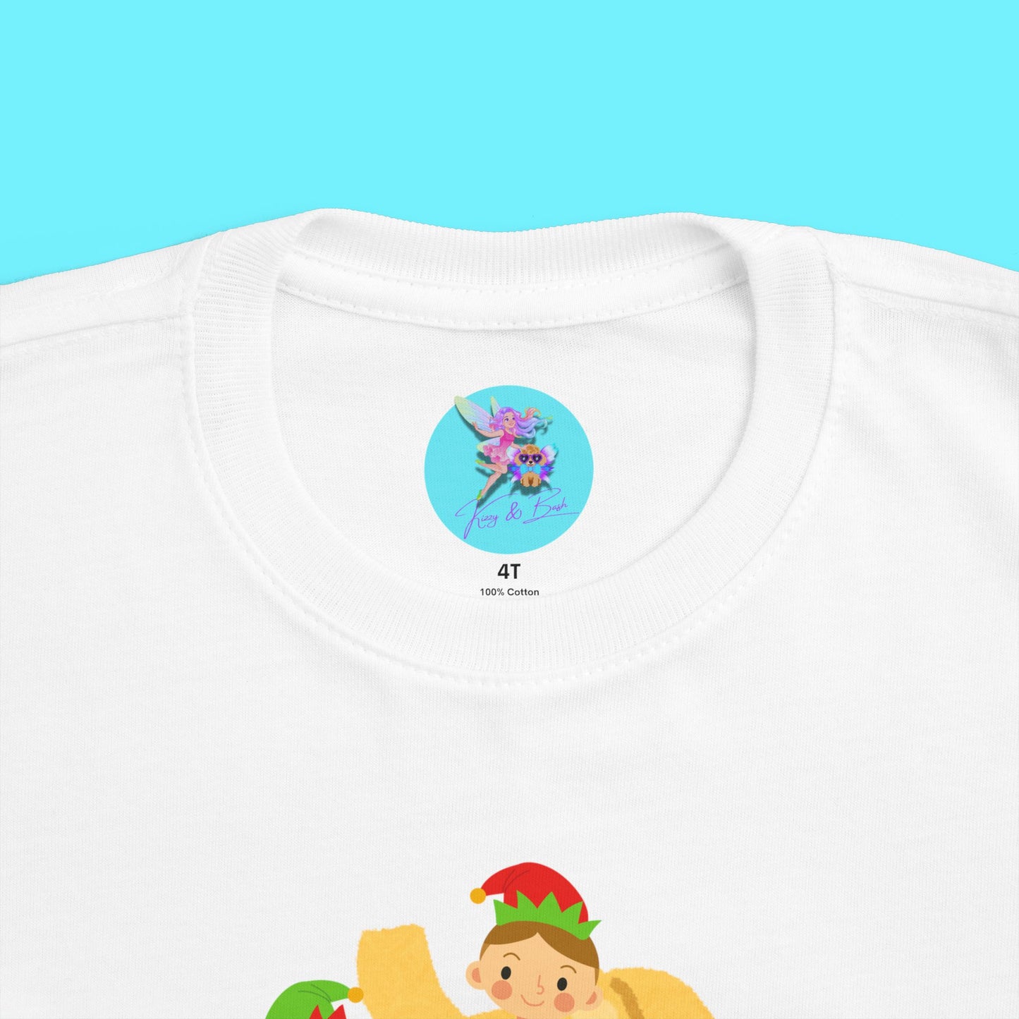 Christmas Elves Tossed in Pasta Fettuccini Elfredo Hilarious Christmas Shirt for Family and Friends Unique Holiday T-Shirt Gift for Elf Lovers Punny Christmas Shirt for Him or Her Toddler's Fine Jersey Tee