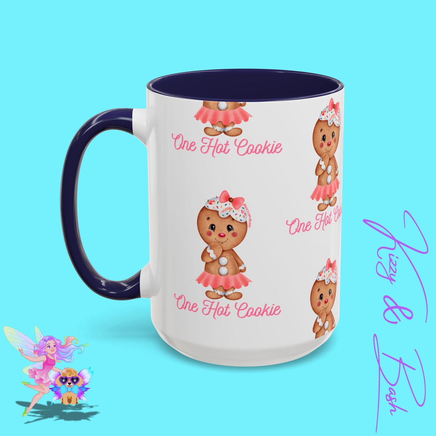 Ultimate Gingerbread Mug Cute Gingerbread Coffee Mug for Her One Hot Cookie Christmas Cookie Mug Gift for Gingerbread Lovers Unique Gift for Bakers Accent Coffee Mug - 11, 15oz