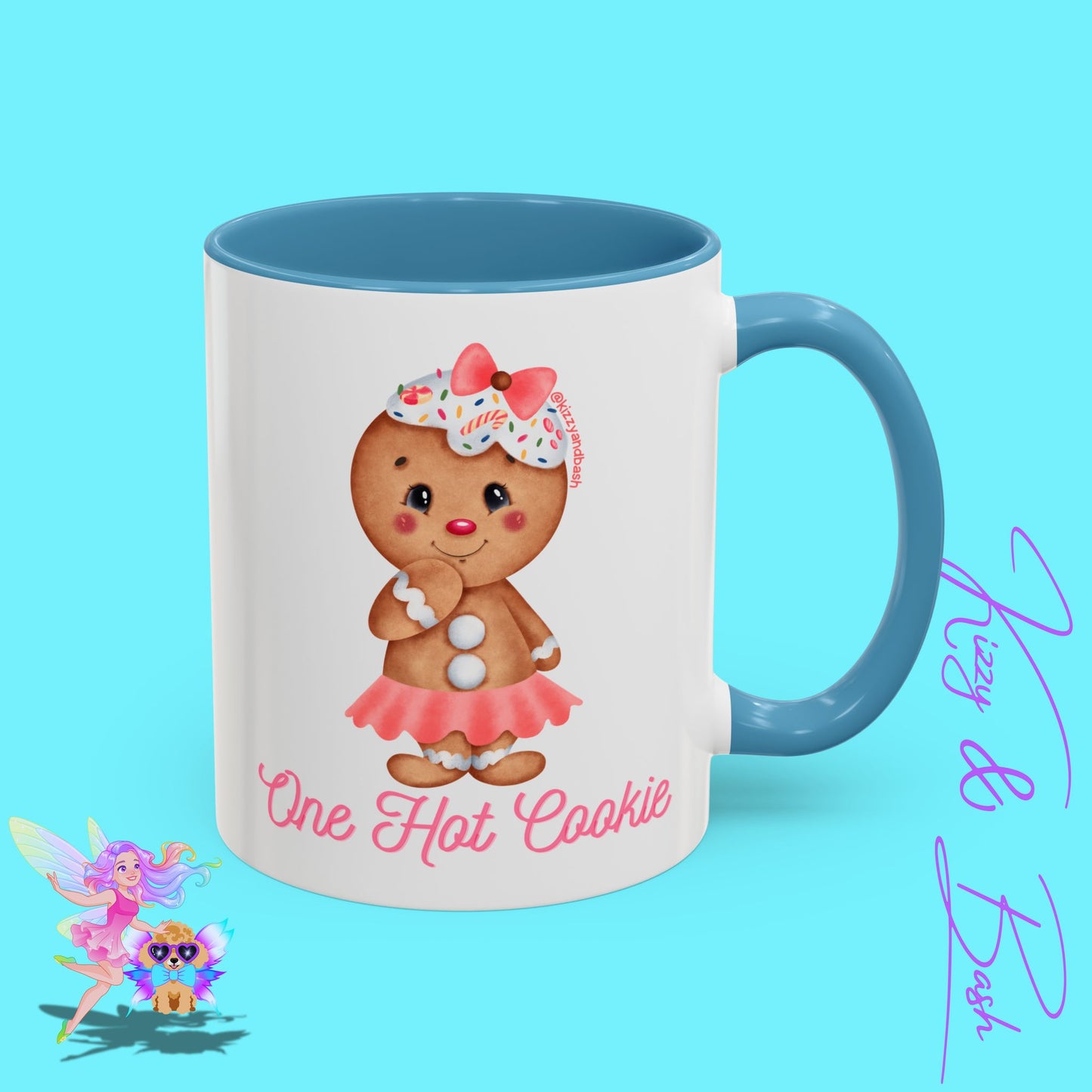 Ultimate Gingerbread Mug Cute Gingerbread Coffee Mug for Her One Hot Cookie Christmas Cookie Mug Gift for Gingerbread Lovers Unique Gift for Bakers Accent Coffee Mug - 11, 15oz