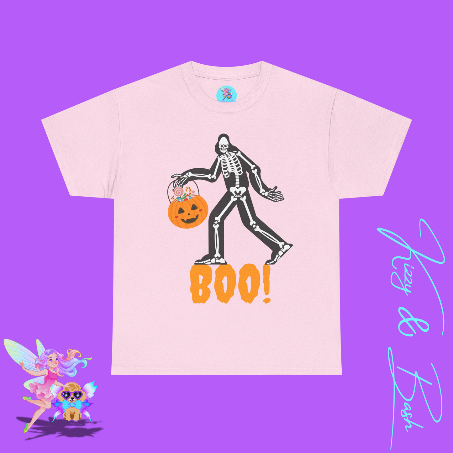 Halloween Bigfoot Trick-or-Treat Shirt for Adults Funny Cryptid T-Shirt Halloween Sasquatch Gift Idea Cryptidcore Tee for Him or Her Paranormal Enthusiast T-Shirt Bigfoot Skeleton Shirt Unique Cryptid Shirt Unisex Heavy Cotton Tee