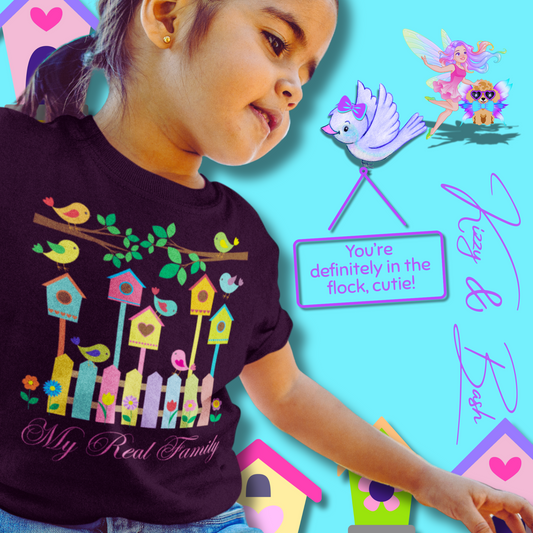 Bird Lover T-Shirt for Toddlers Perfect Birdwatcher Shirt for Him or Her Colorful Spring Tee Bird Lover Gift Idea Cottagecore Nature Tee Naturecore Gift for Eco-Lover Shirt for Toddler's Fine Jersey Tee