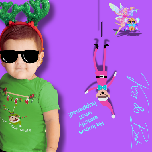Christmas Elf Off the Shelf Shirt for Toddlers Perfect Elf Lover Gift Funny Holiday Graphic Tee Gift for Christmas Elf Fans Hilarious Holiday T-Shirt Funny Christmas Gift for Toddler's Fine Jersey Tee