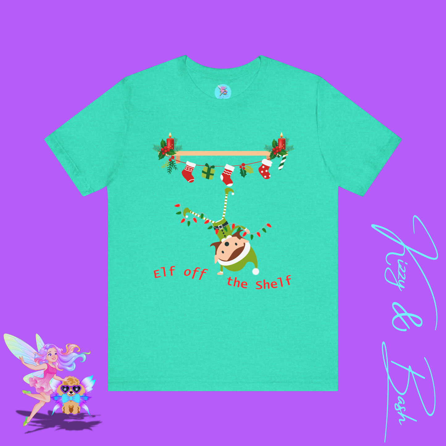 Elf Off the Shelf Christmas Shirt Funny Holiday Gift for Friends or Family Gift for Christmas Elf Fans Adult Unisex Jersey Short Sleeve Tee