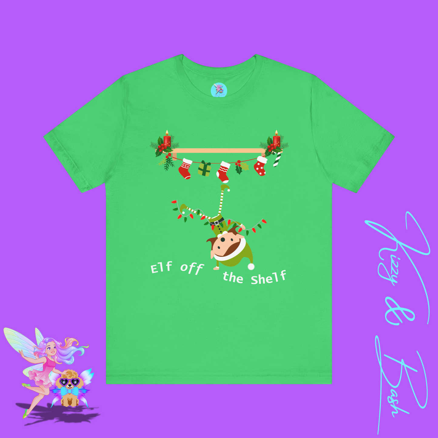 Elf Off the Shelf Christmas Shirt Funny Holiday Gift for Friends or Family Gift for Christmas Elf Fans Adult Unisex Jersey Short Sleeve Tee