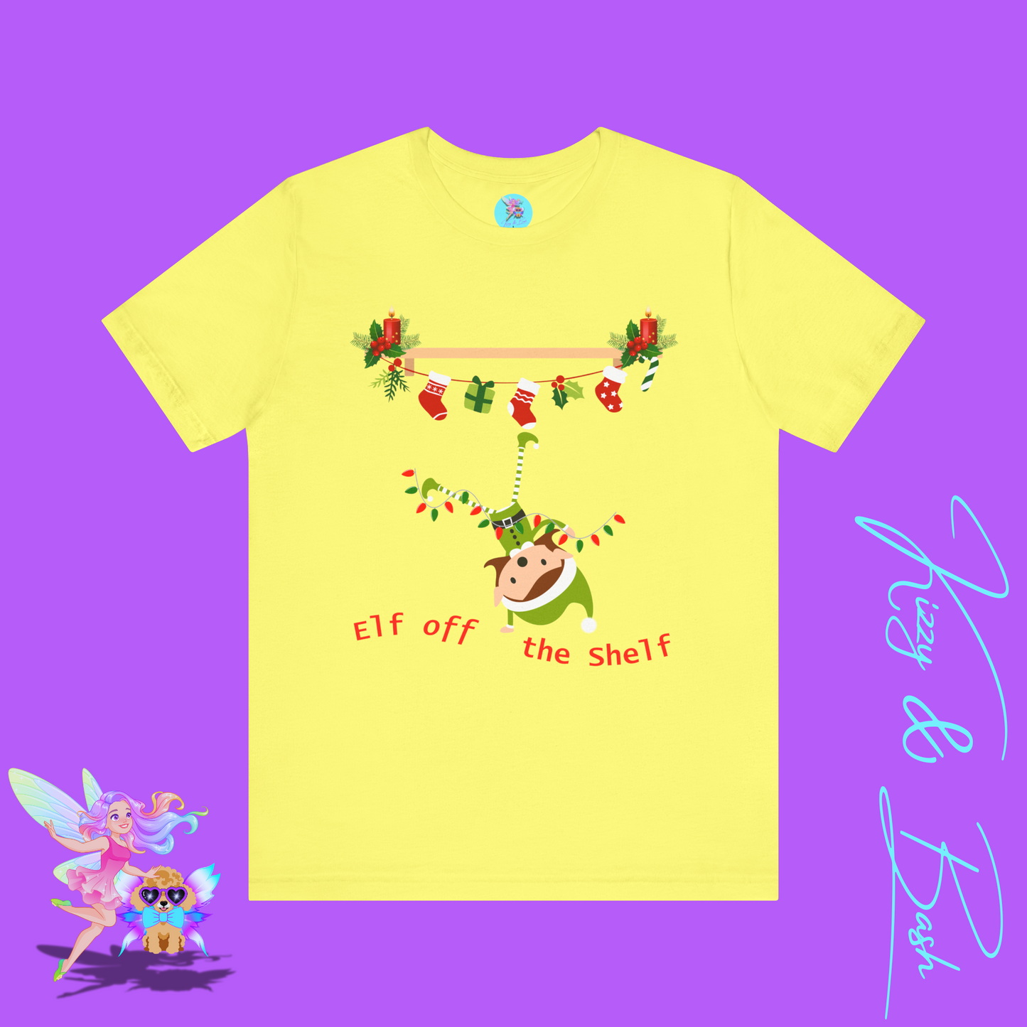 Elf Off the Shelf Christmas Shirt Funny Holiday Gift for Friends or Family Gift for Christmas Elf Fans Adult Unisex Jersey Short Sleeve Tee