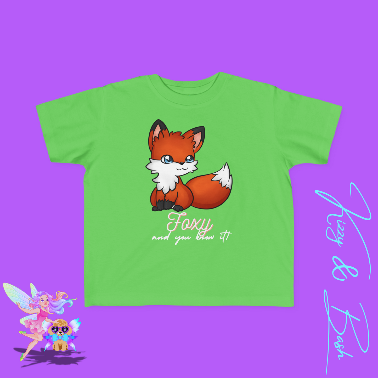 Foxy and You Know It T-Shirt for Toddlers Funny Animal Pun T-Shirt Cute and Confident Animal Shirt Empowering Forestcore Gift Idea Red Fox Woodland Shirt for Toddler's Fine Jersey Tee