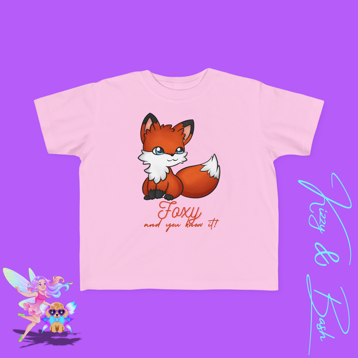 Foxy and You Know It T-Shirt for Toddlers Funny Animal Pun T-Shirt Cute and Confident Animal Shirt Empowering Forestcore Gift Idea Red Fox Woodland Shirt for Toddler's Fine Jersey Tee