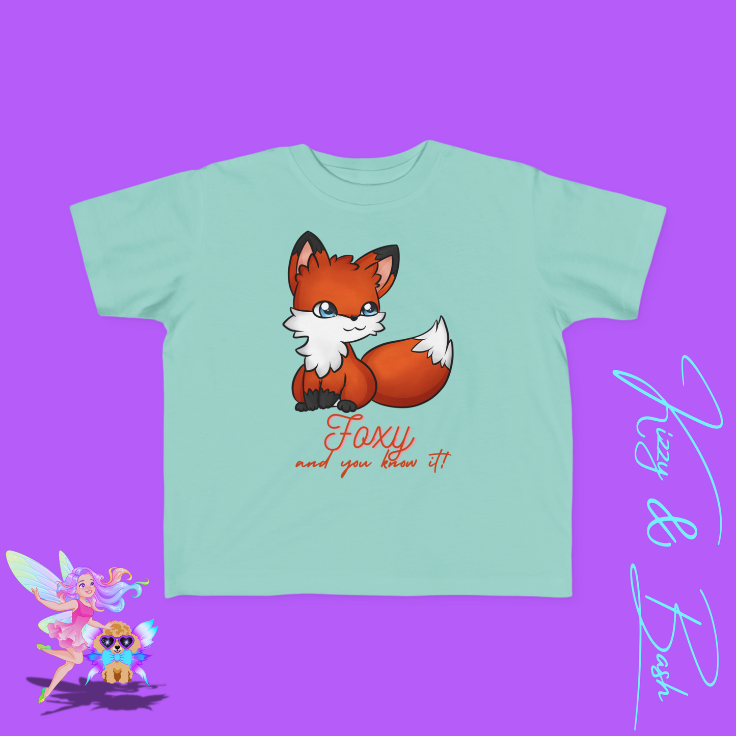 Foxy and You Know It T-Shirt for Toddlers Funny Animal Pun T-Shirt Cute and Confident Animal Shirt Empowering Forestcore Gift Idea Red Fox Woodland Shirt for Toddler's Fine Jersey Tee