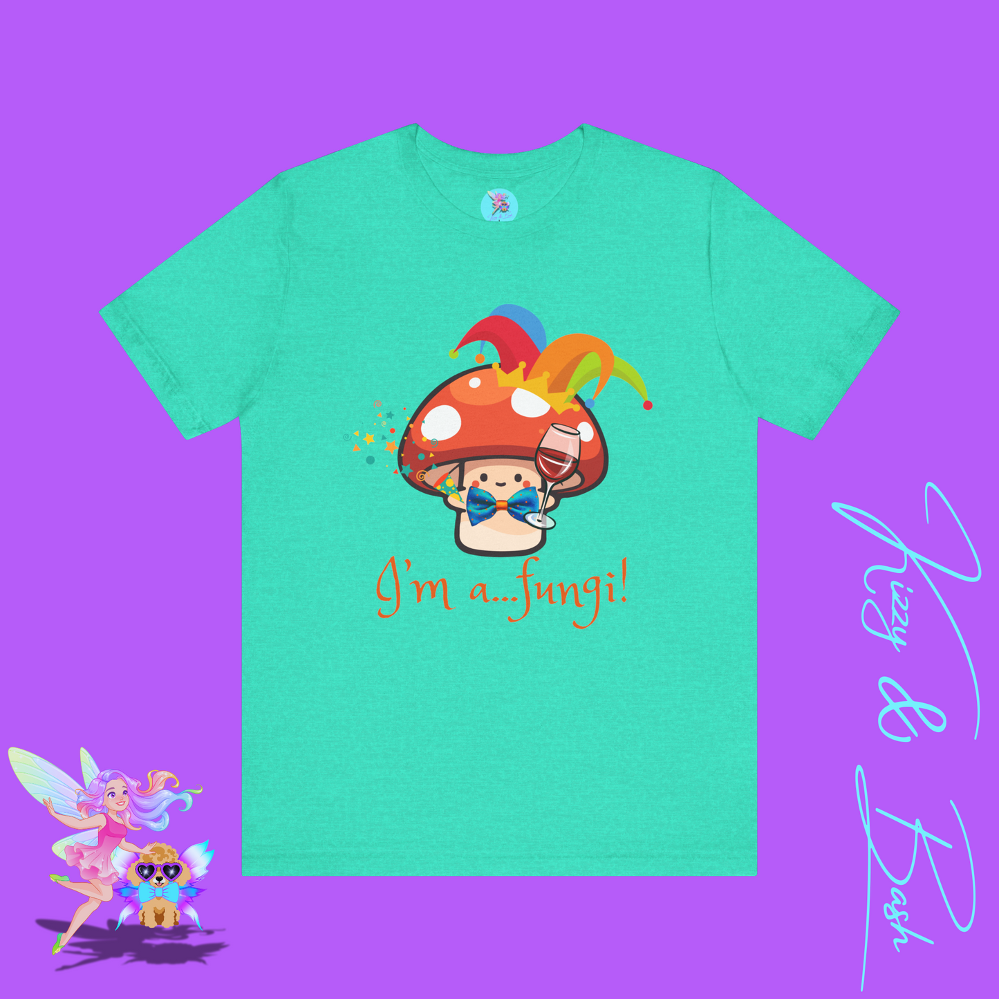 Funny Mushroom Shirt Fungi Pun Gift Mushroom Party T-Shirt Naturecore Tee for Plant & Wine Fans Life of the Party Gift Adult Unisex Jersey Short Sleeve Tee