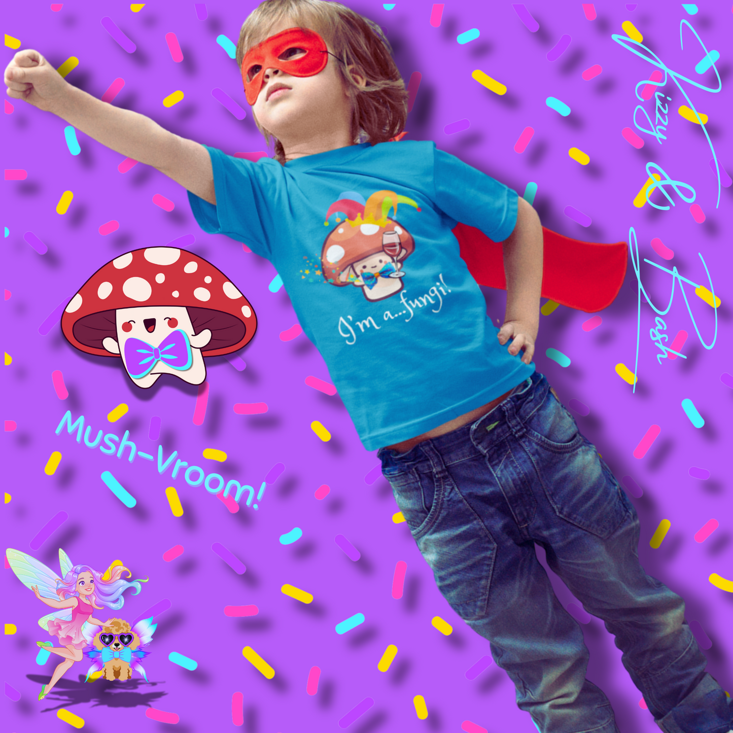 Funny Mushroom Shirt for Kids Naturecore Tee Gift for Mushroom Lovers Unique Gift for Him or Her Cute Mushroom Pun Shirt for Kids Heavy Cotton™ Tee