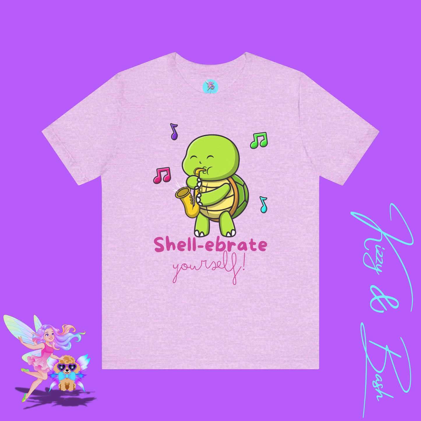 Saxophone Playing Turtle Shirt Shell-ebrate Yourself T-Shirt Funny Turtle Music Shirt Fun Gift for Music Lovers Band Camp T-Shirt  Band Student or Music Teacher Gift Adult Unisex Jersey Short Sleeve Tee