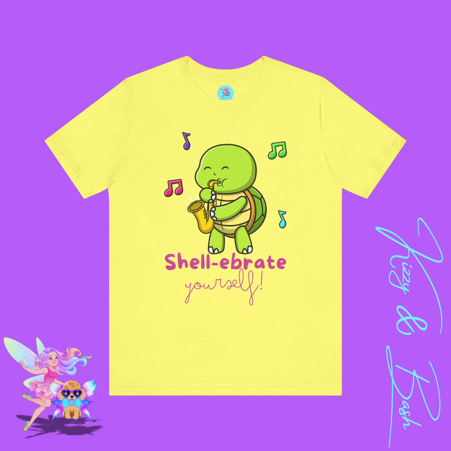 Saxophone Playing Turtle Shirt Shell-ebrate Yourself T-Shirt Funny Turtle Music Shirt Fun Gift for Music Lovers Band Camp T-Shirt  Band Student or Music Teacher Gift Adult Unisex Jersey Short Sleeve Tee